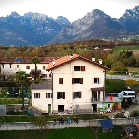 Double Bedroom, Kitchen, Bathroom In Organic Farm Apartment Belluno